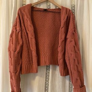 Dusty Rose Cropped Sweater